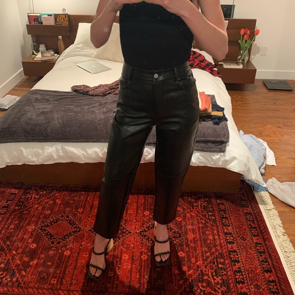 Wilfred Free Vegan Leather Pants - Picture 1 of 4